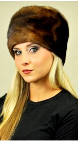 Mink fur hat classic, Scandinavian.